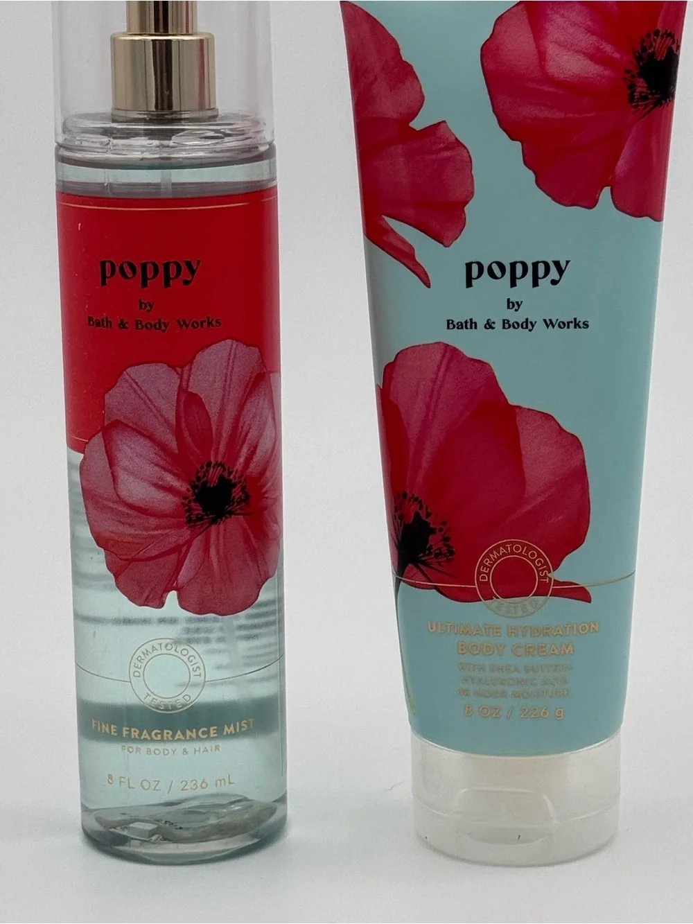 Bath and Body Works Poppy Floral Body Care Set NWT